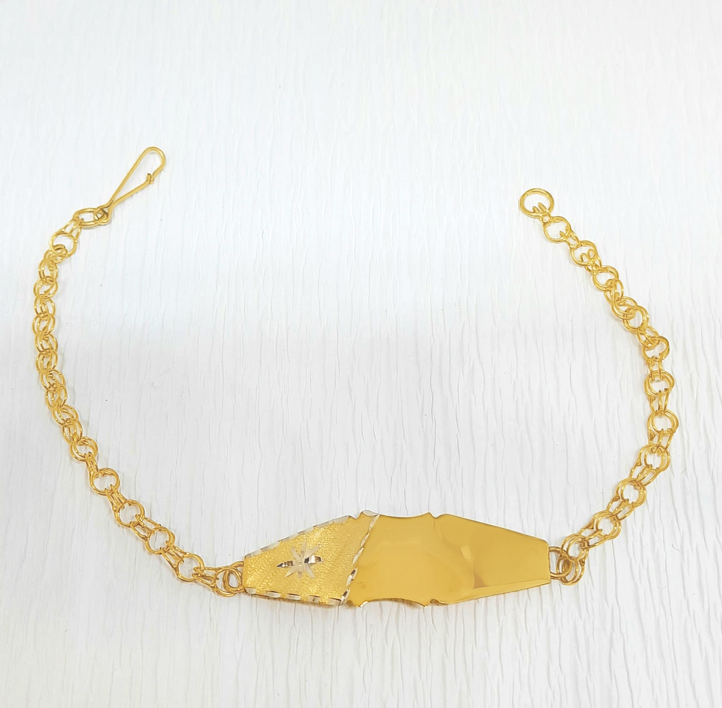 Gold Ladie ID Band